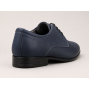 Pantofi Derby bărbați bleumarin din piele naturală perforată 346ABLM
